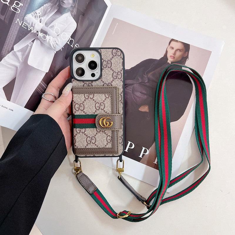 Capa para iPhone com bolsa de cartão premium