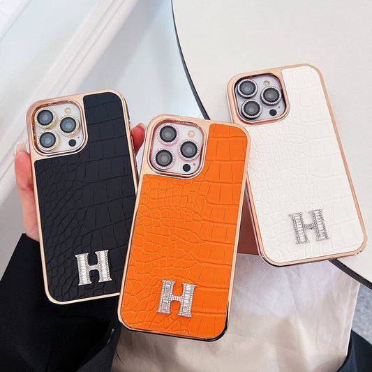 Klassinen Diamond Logo Rose Gold -iPhone-kotelo
