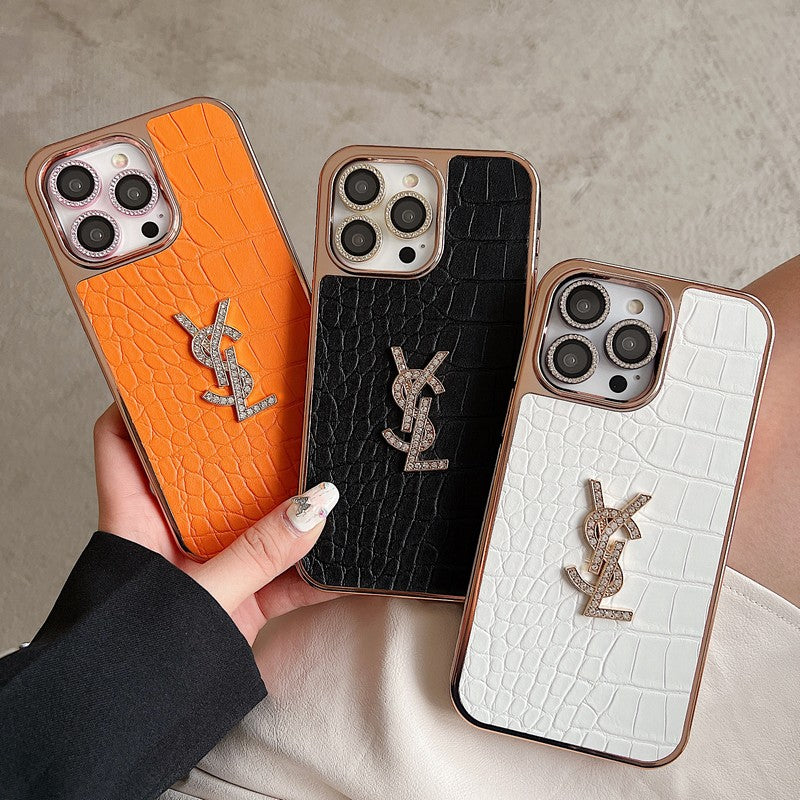 Husa iPhone din piele Saint Color Rose Gold