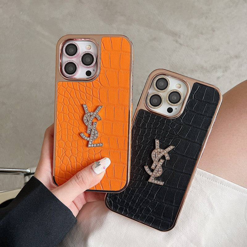 Husa iPhone din piele Saint Color Rose Gold