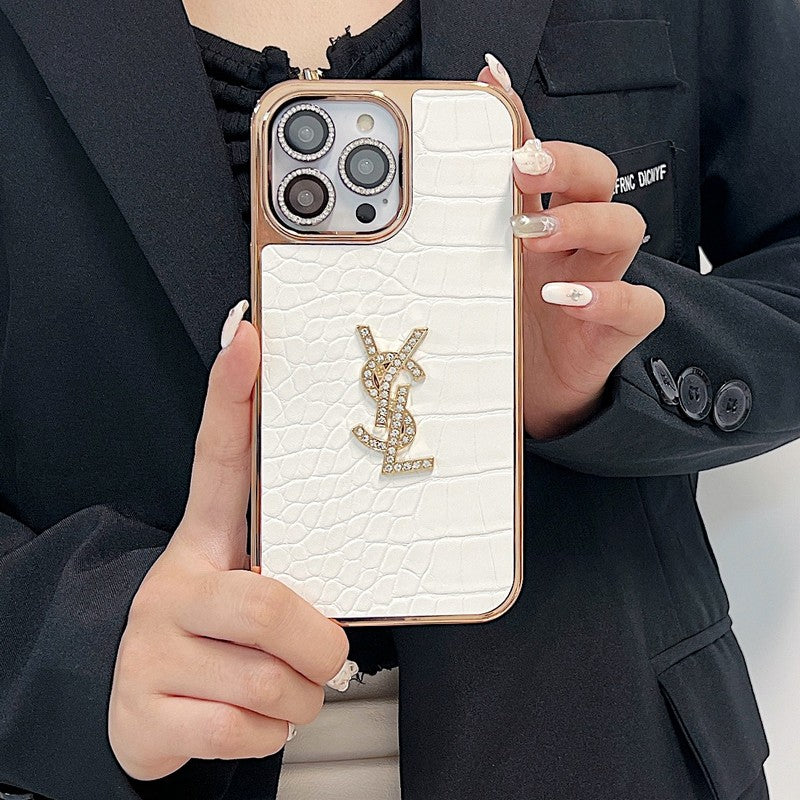 Husa iPhone din piele Saint Color Rose Gold