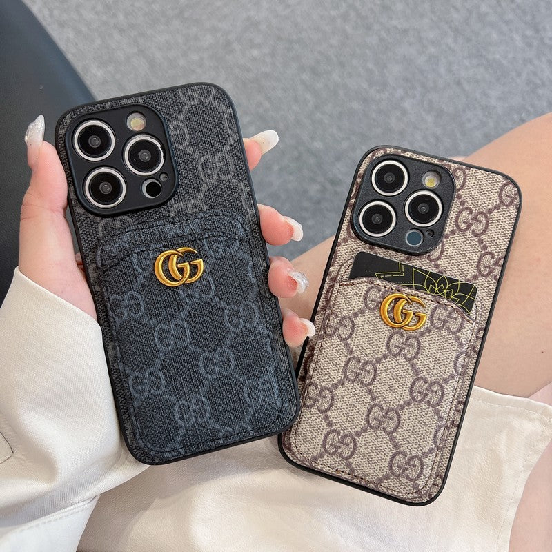 Geanta premium pentru carduri Husa clasica pentru iPhone