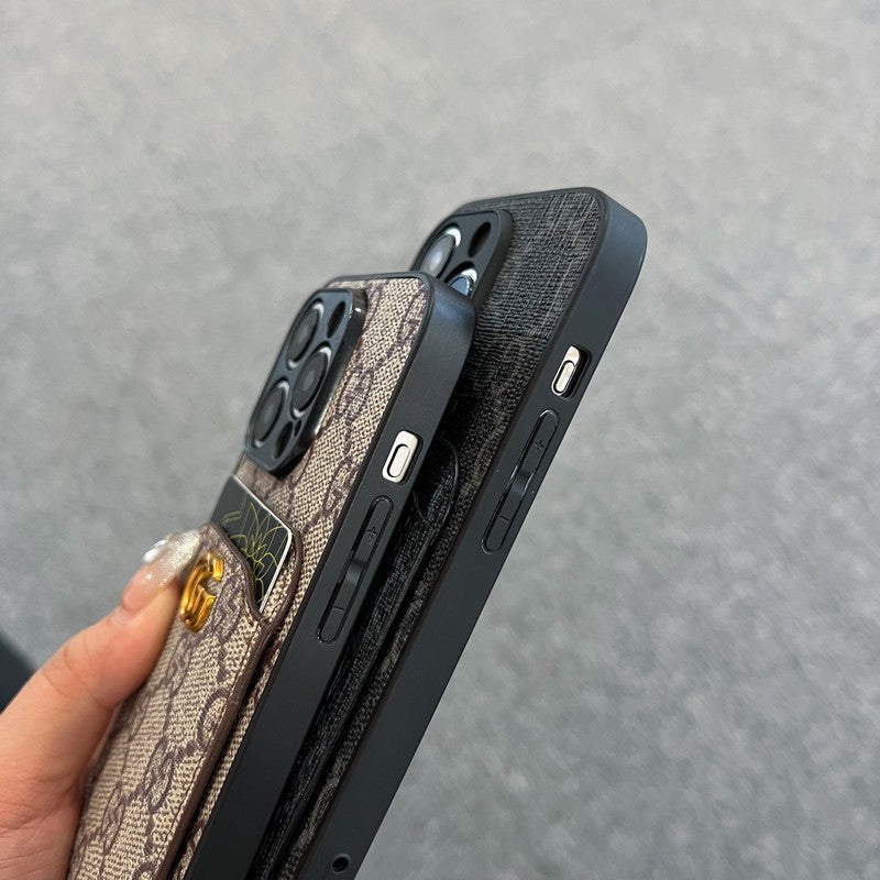 Geanta premium pentru carduri Husa clasica pentru iPhone