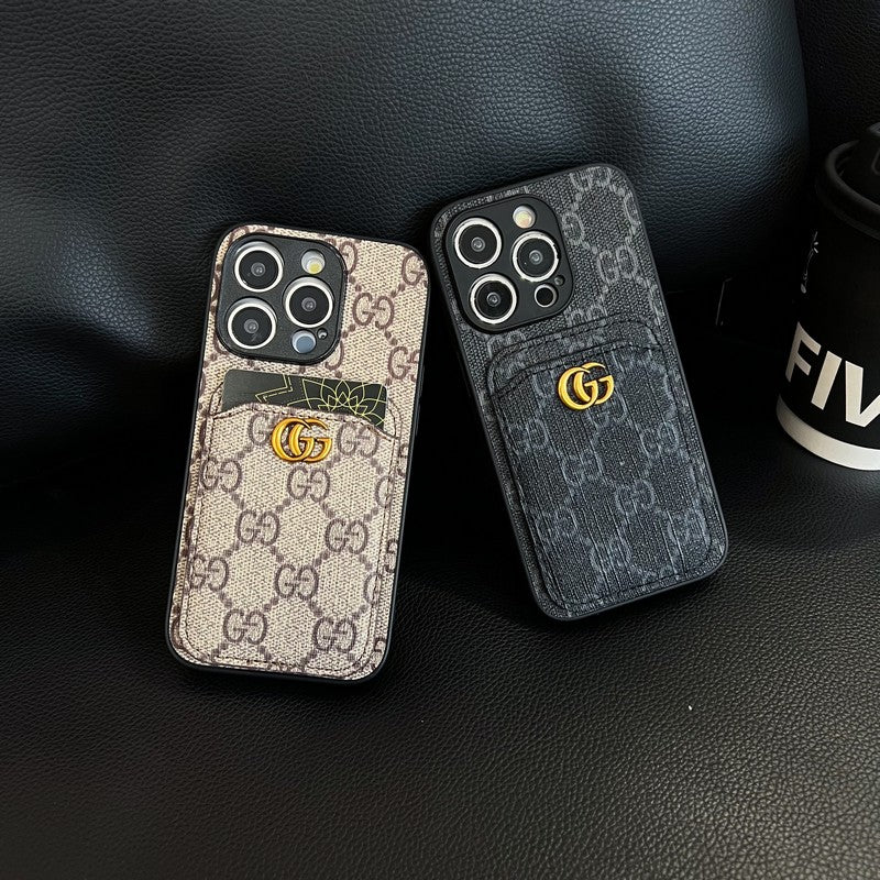 Geanta premium pentru carduri Husa clasica pentru iPhone