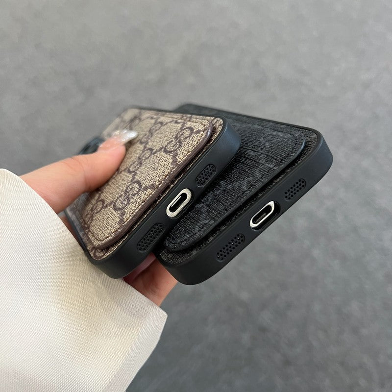 Geanta premium pentru carduri Husa clasica pentru iPhone