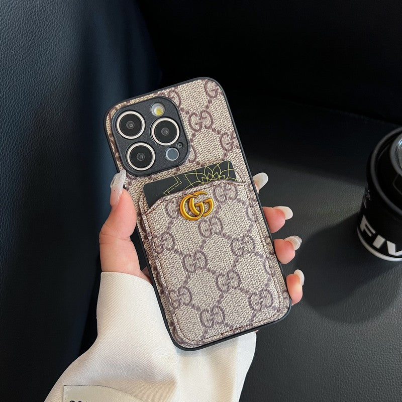Geanta premium pentru carduri Husa clasica pentru iPhone