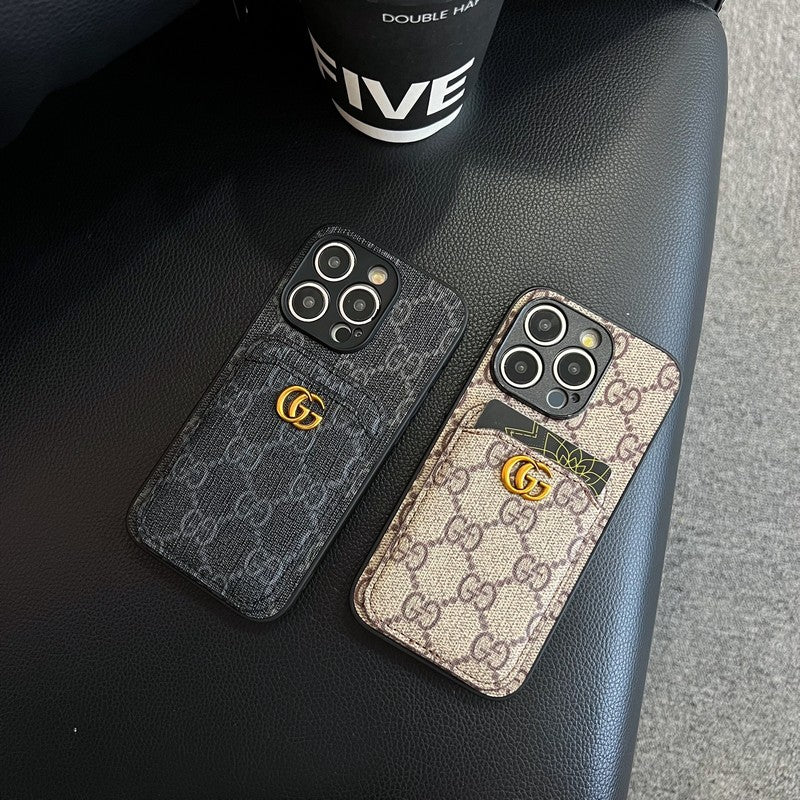 Geanta premium pentru carduri Husa clasica pentru iPhone