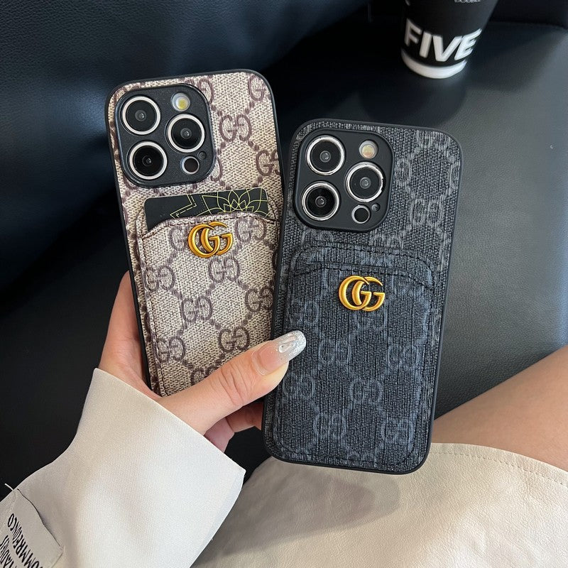 Geanta premium pentru carduri Husa clasica pentru iPhone