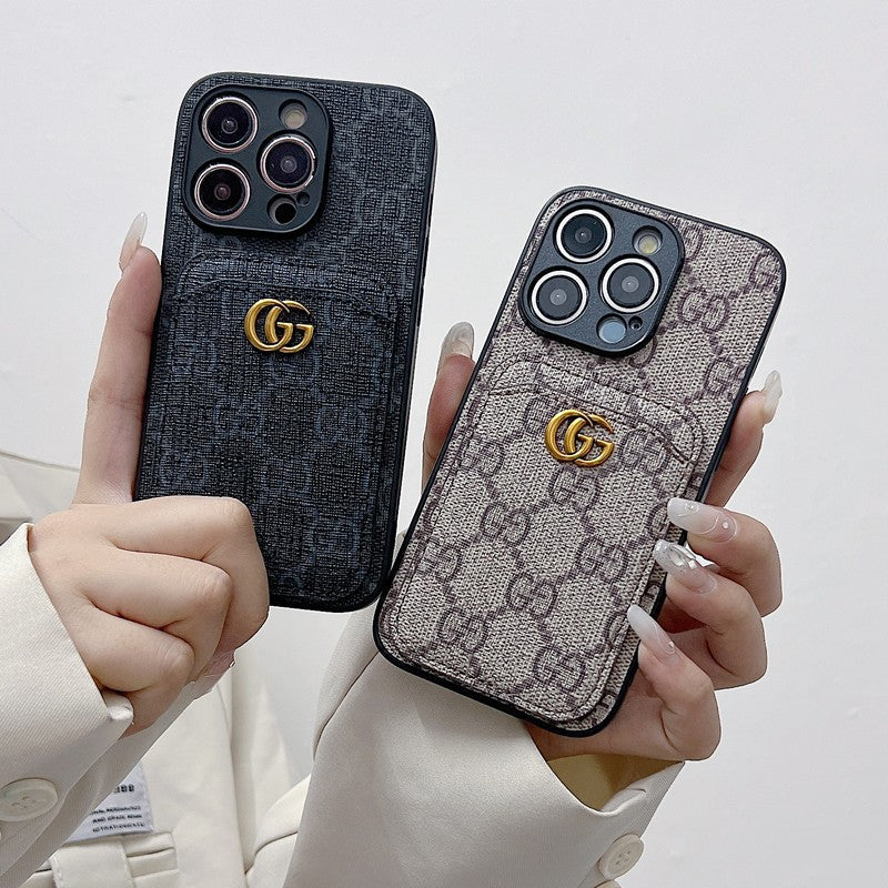 Geanta premium pentru carduri Husa clasica pentru iPhone