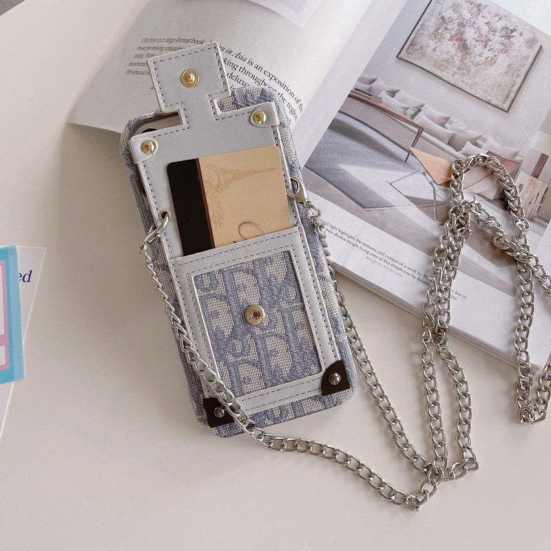 Mode kort taske stof iPhone etui