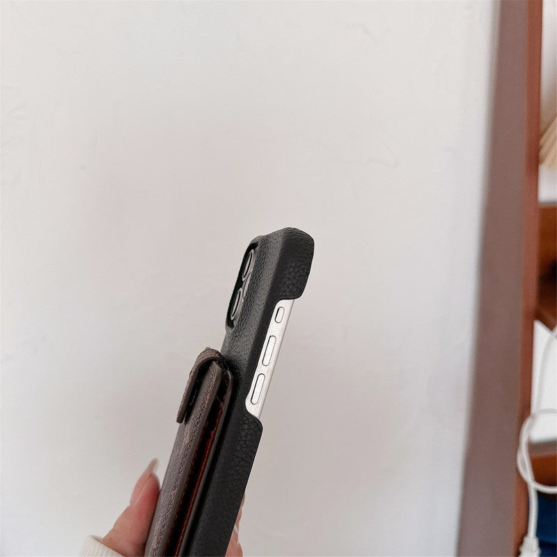 Luxusné puzdro na karty Crossbody Chain na iPhone