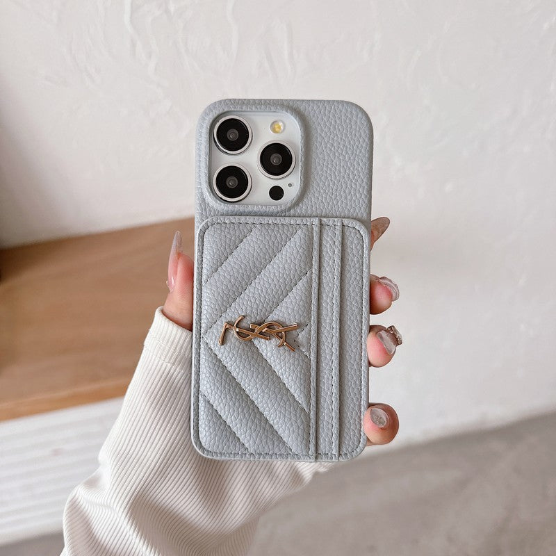 Barvna usnjena torbica Saint Card Bag za iPhone