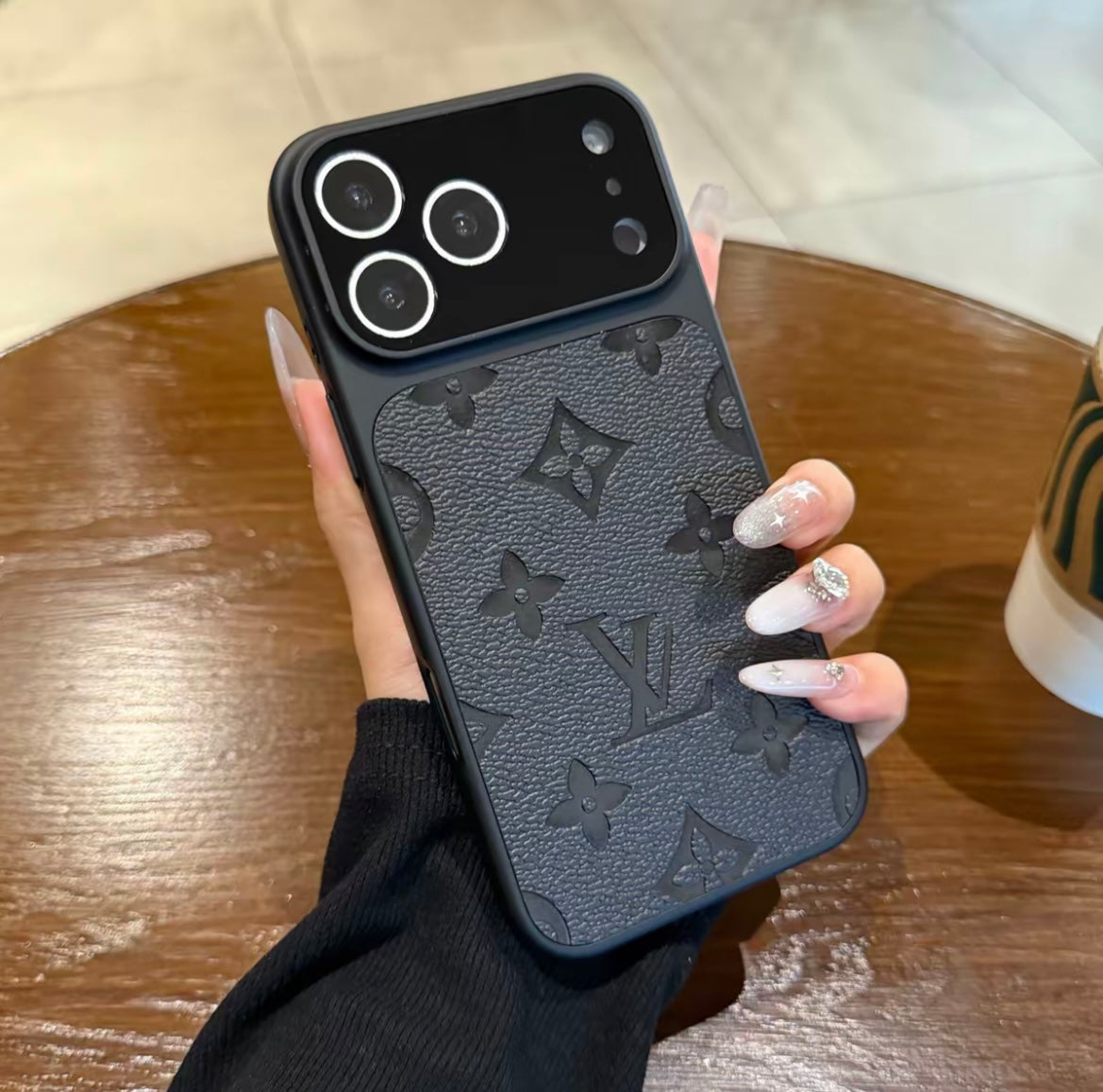 Étui de protection complète en relief de luxe