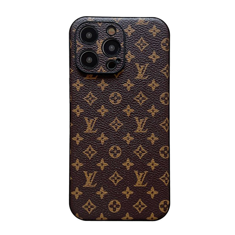 Husa iPhone din piele de culoare clasica de lux