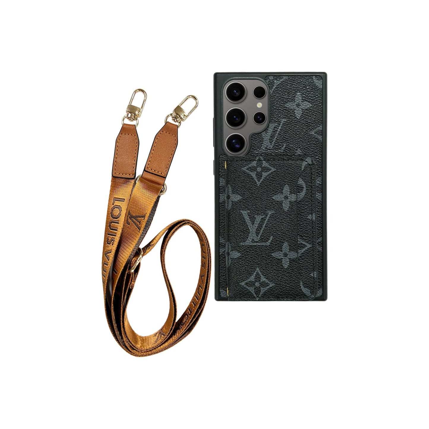 Držiak karty x Lanyard Signature Black Case | Samsung