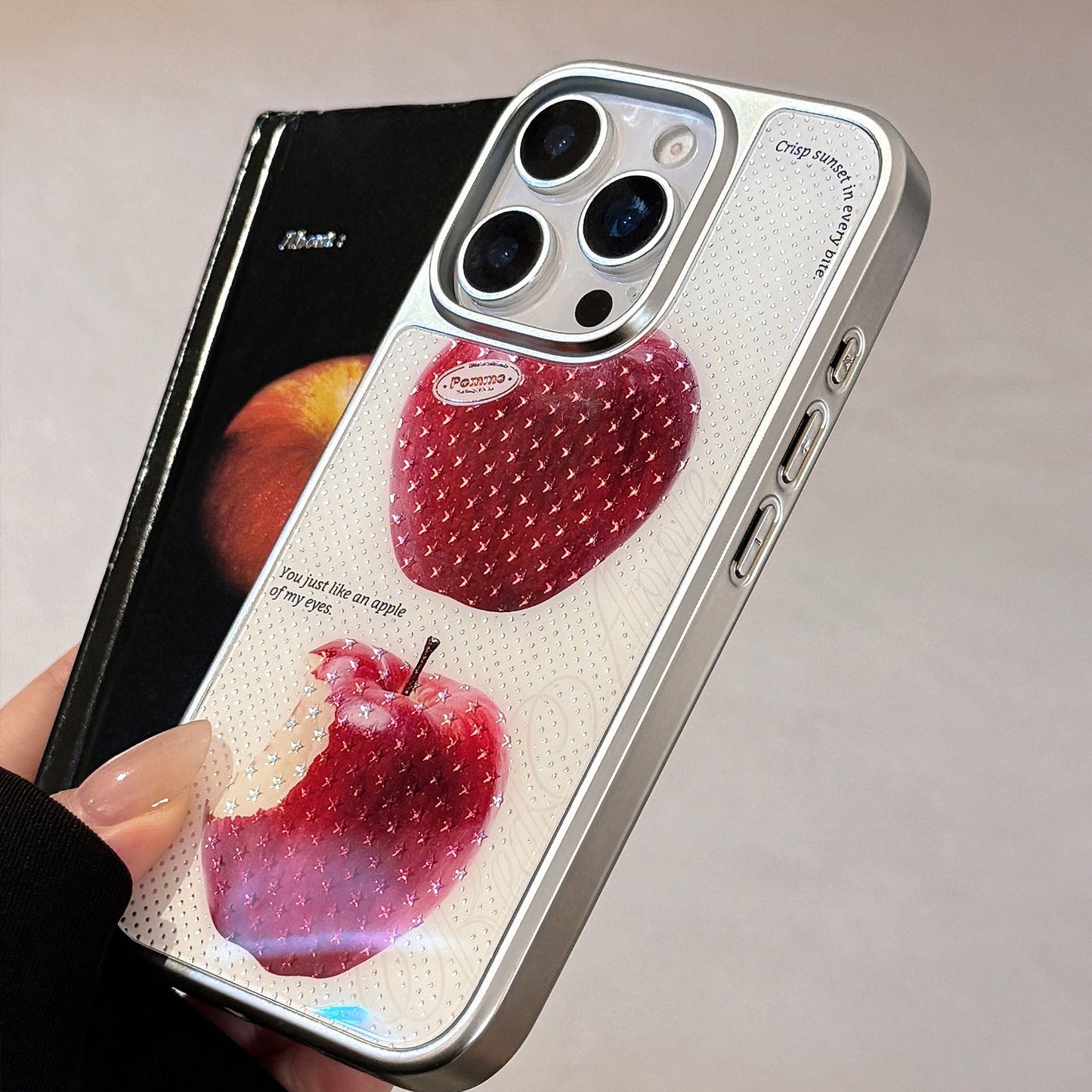 金箔 iphone16promax 電話ケーススターレッドアップル 15 メッキハード 14 13 プレミアム 17 ファーウェイ