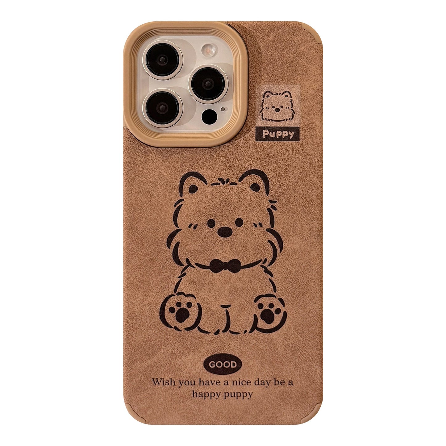 Suede for 17promax iPhone case iPhone 15 West Highland Puppy 14 Plush rope 13 Soft 16 sets
