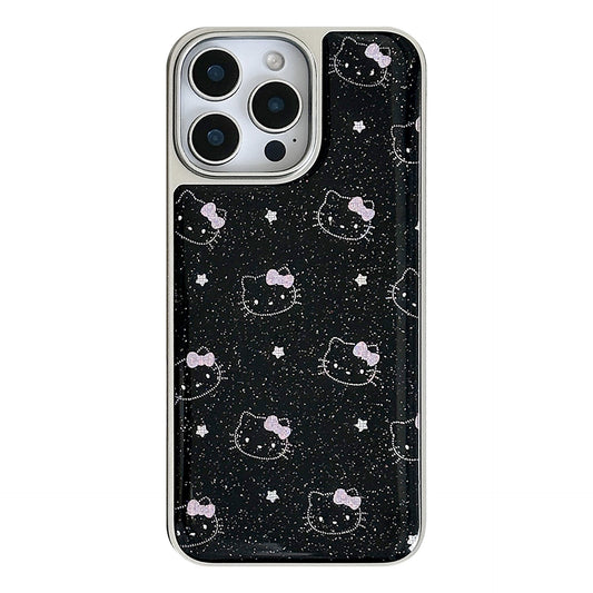 Forgyldt glitter ins star cat med 16 pro max apple 15 mobiltelefon cover iphone 17 galvanisering Huawei P70