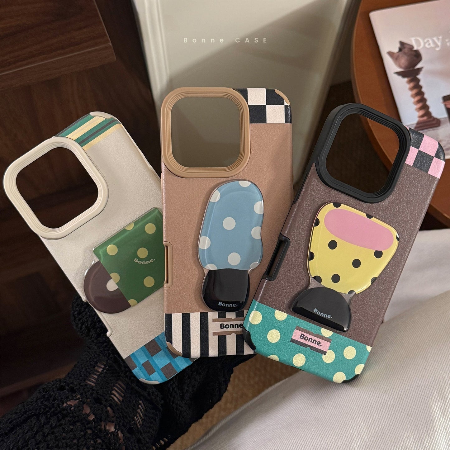 Leather pattern three-dimensional application iphone16 mobile phone case Apple 17promax teacup desk lamp 14 advanced sense 13 anti-drop