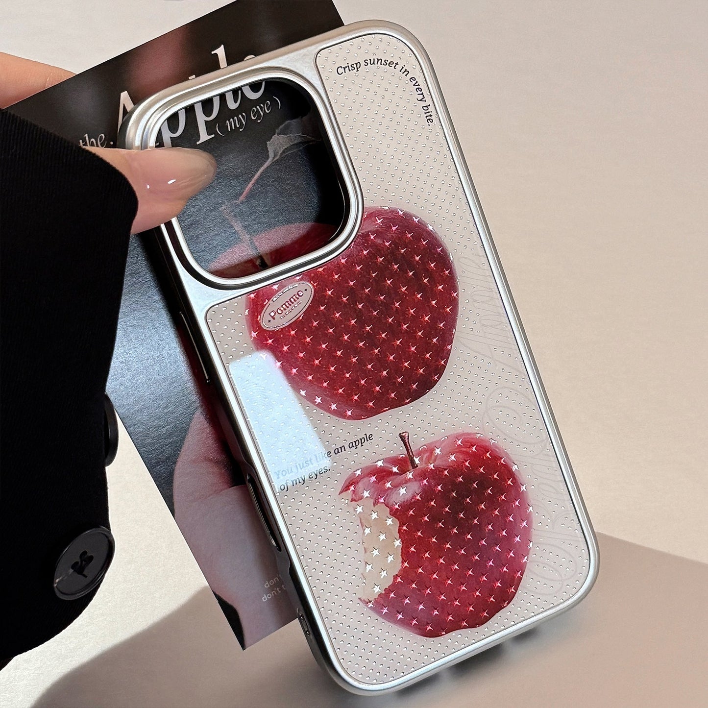 金箔 iphone16promax 電話ケーススターレッドアップル 15 メッキハード 14 13 プレミアム 17 ファーウェイ