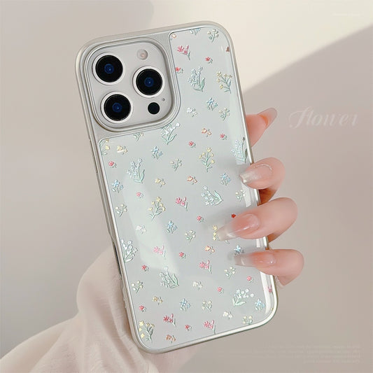 Gilt 15 Apple 16 Pro Max mobiltelefon cover iphone 17 farve blomst 14 egnet til Huawei mate Epoxy