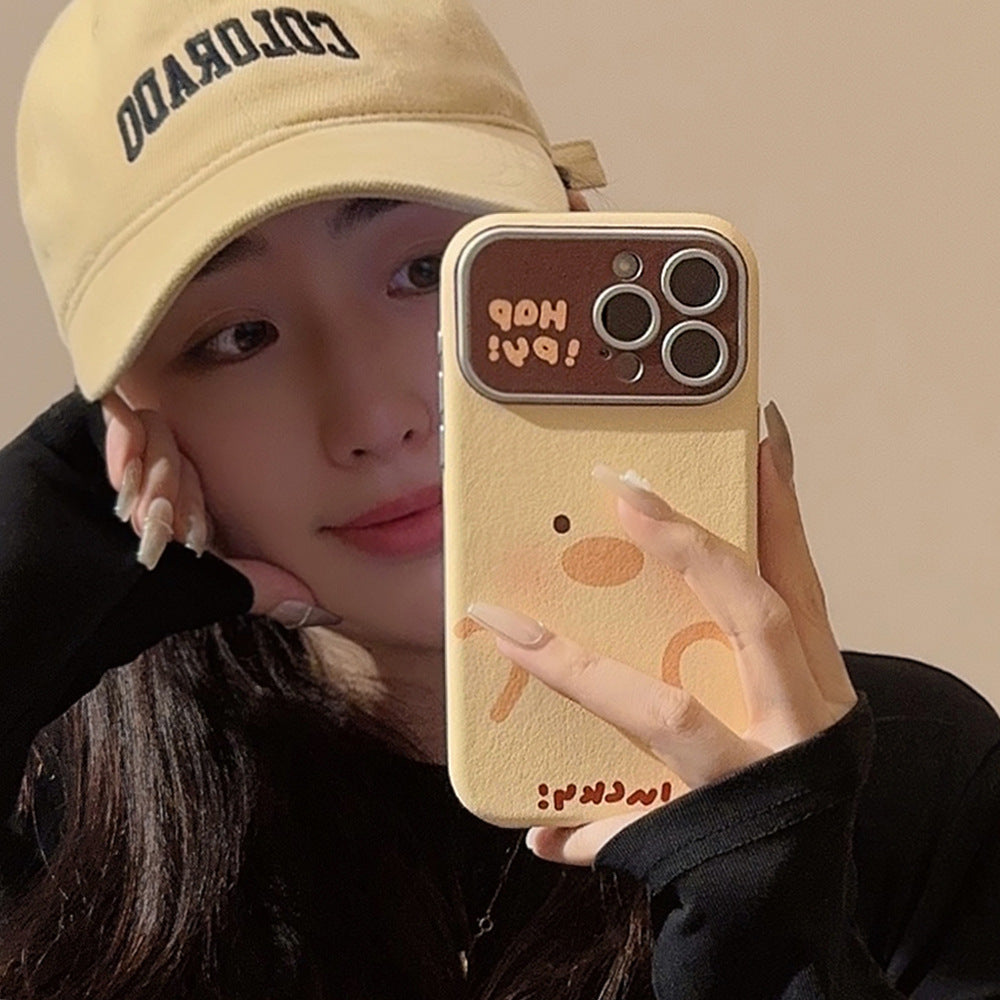 Applicable to Apple 15promax mobile phone case iphone16 super cute pig duckling 17 cortex 13 anti-drop 12