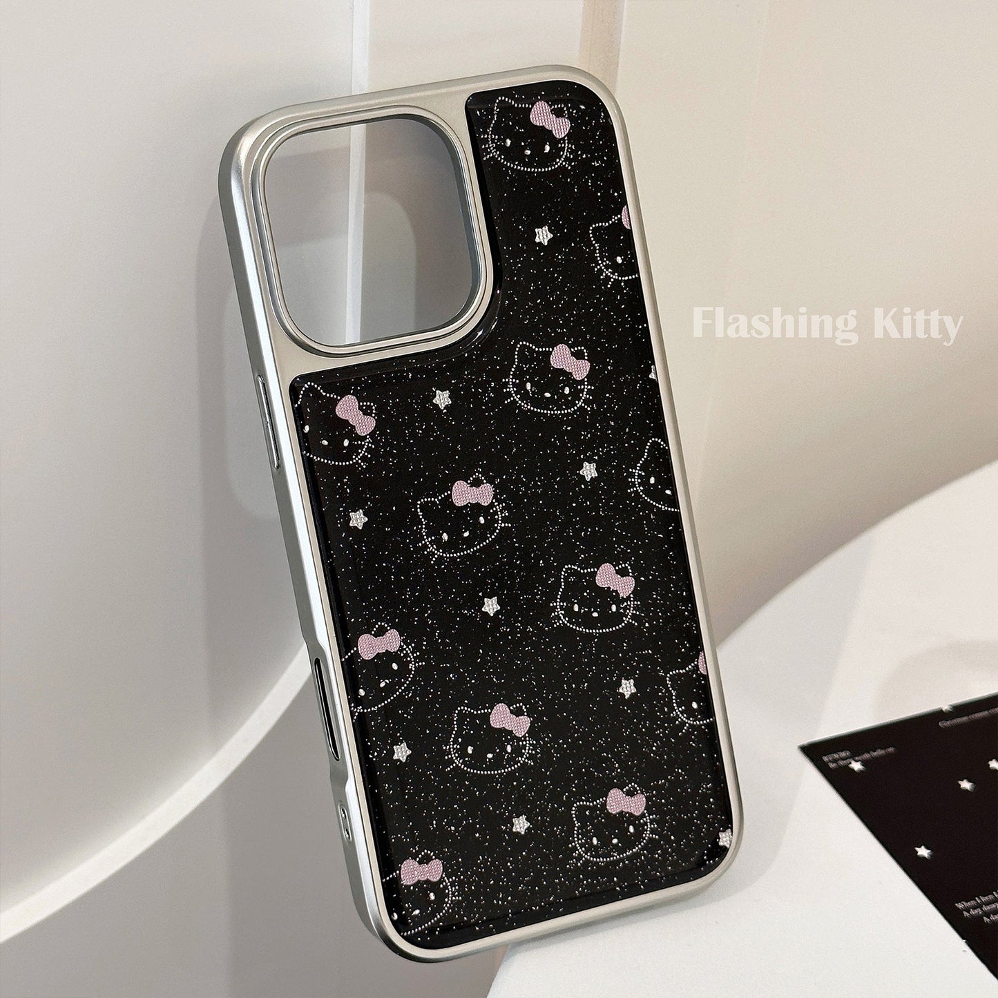 Forgyldt glitter ins star cat med 16 pro max apple 15 mobiltelefon cover iphone 17 galvanisering Huawei P70
