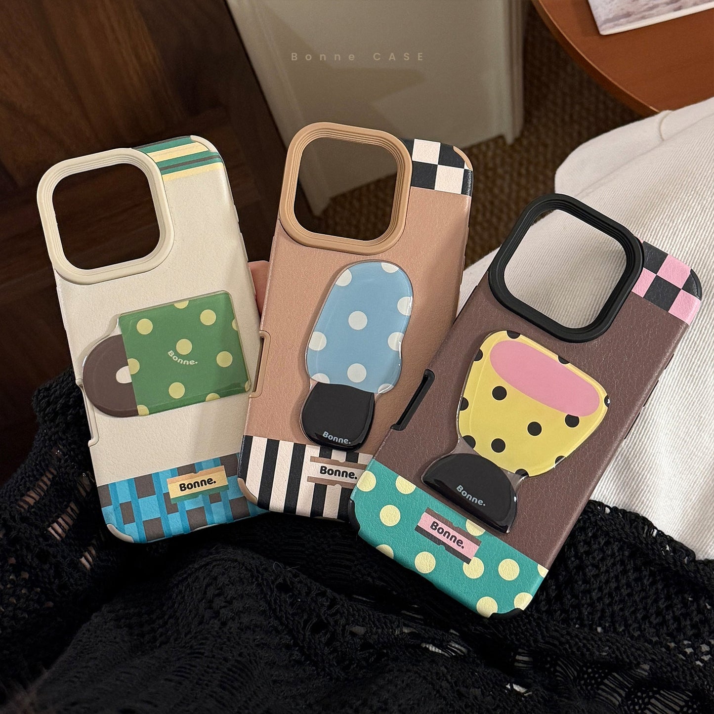 Leather pattern three-dimensional application iphone16 mobile phone case Apple 17promax teacup desk lamp 14 advanced sense 13 anti-drop