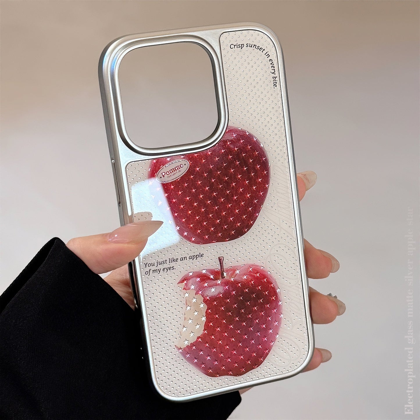 金箔 iphone16promax 電話ケーススターレッドアップル 15 メッキハード 14 13 プレミアム 17 ファーウェイ