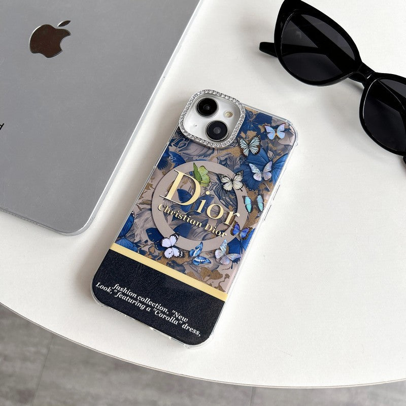 Capa de cristal da moda para iPhone
