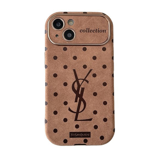 Husă pentru iPhone din piele Saint Brown