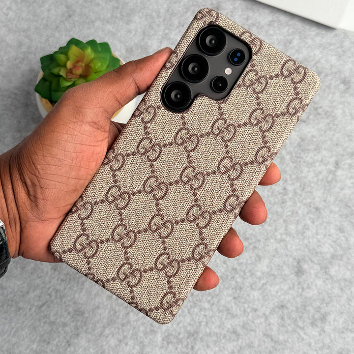Étui en cuir Pu Patern de luxe de qualité supérieure pour Samsung Galaxy
