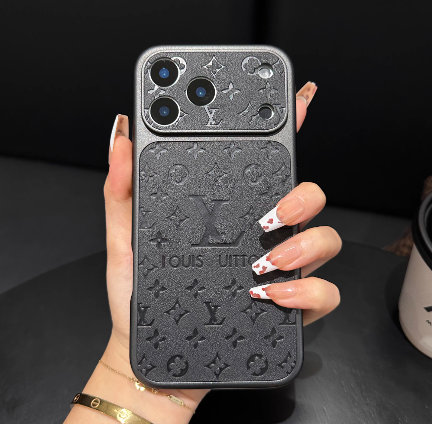 Light Luxury Minimalist Vintage Pattern Embossed iPhone Case