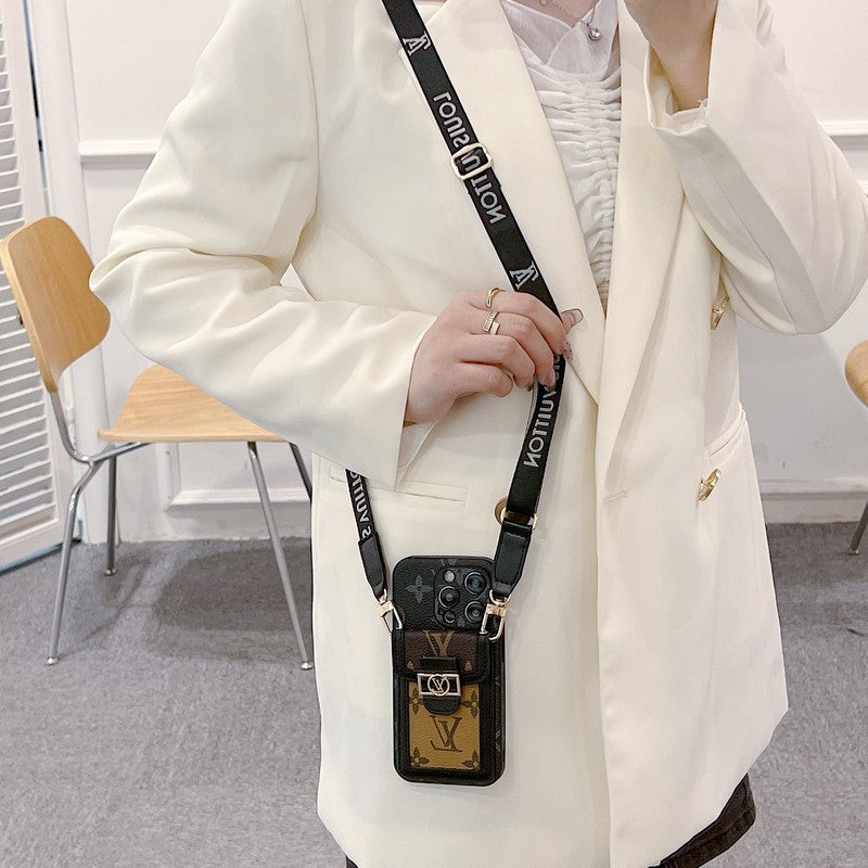 Sealbhóir Cárta Só Cás iPhone Crossbody