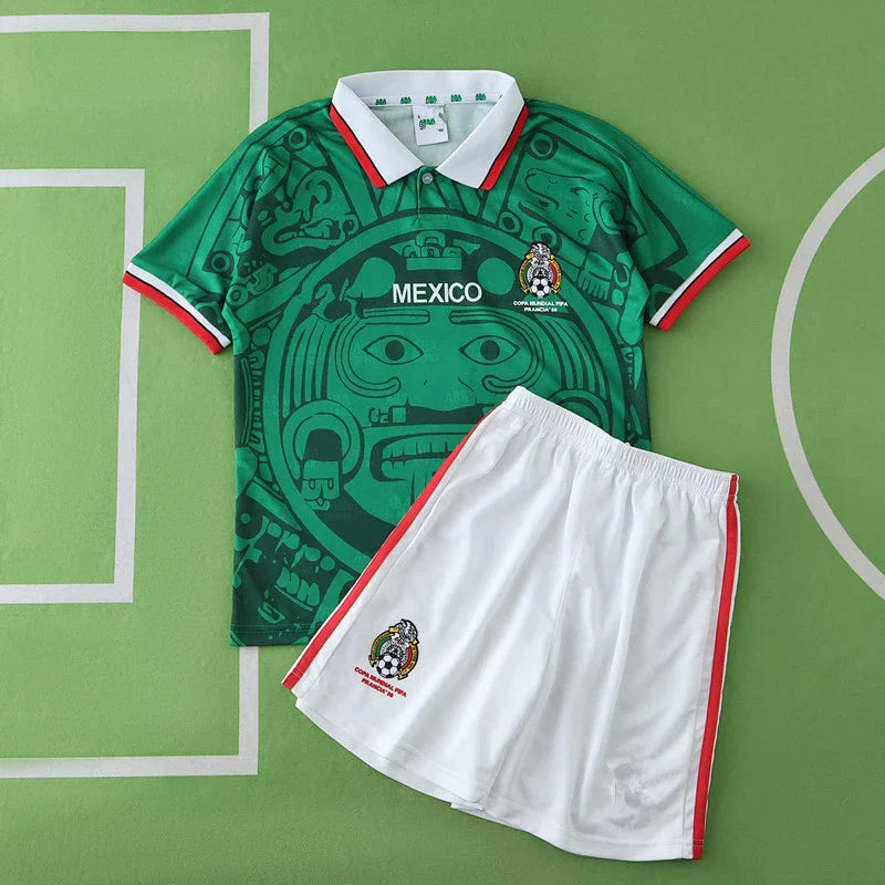 Mexico Home Retro Kids Kit 1998 Season