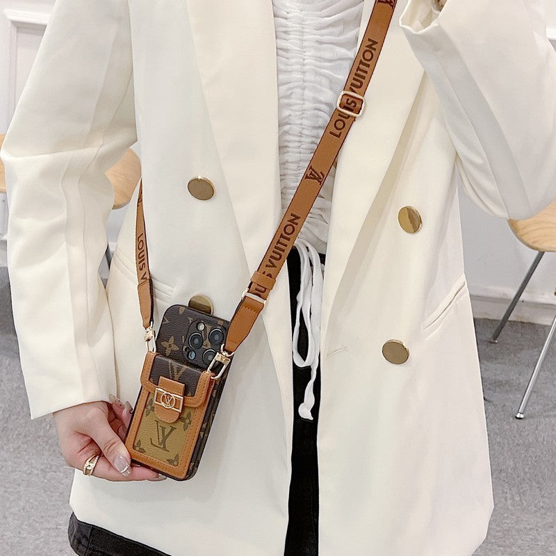 Sealbhóir Cárta Só Cás iPhone Crossbody