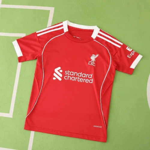 Liverpool F.C. Home Kids Kit 25/26 Season