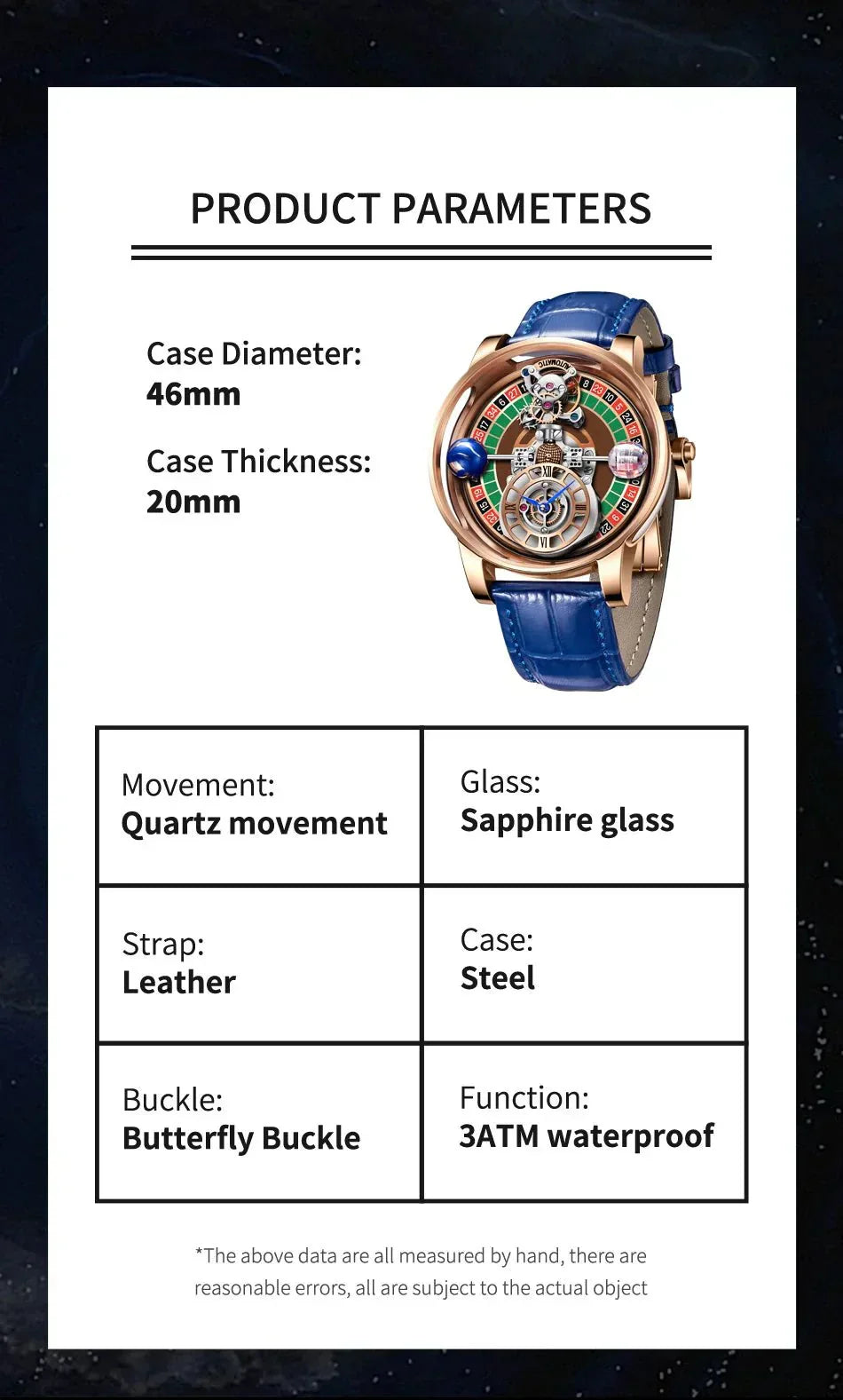 Celestial Roulette Luxury Watch