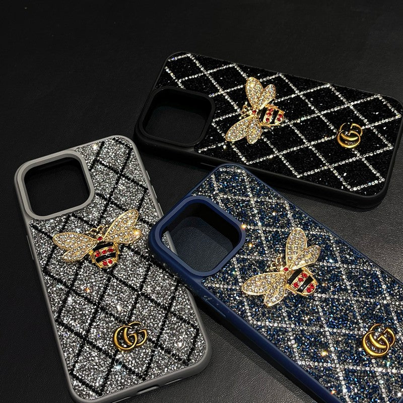 Premium Bee Diamond iPhone -kotelo