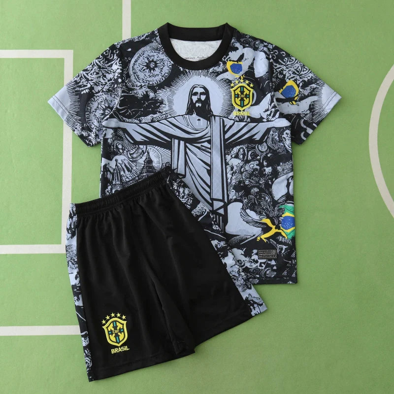 Kit Brasil Gabriel Jesus Infantil Temporada 24/25