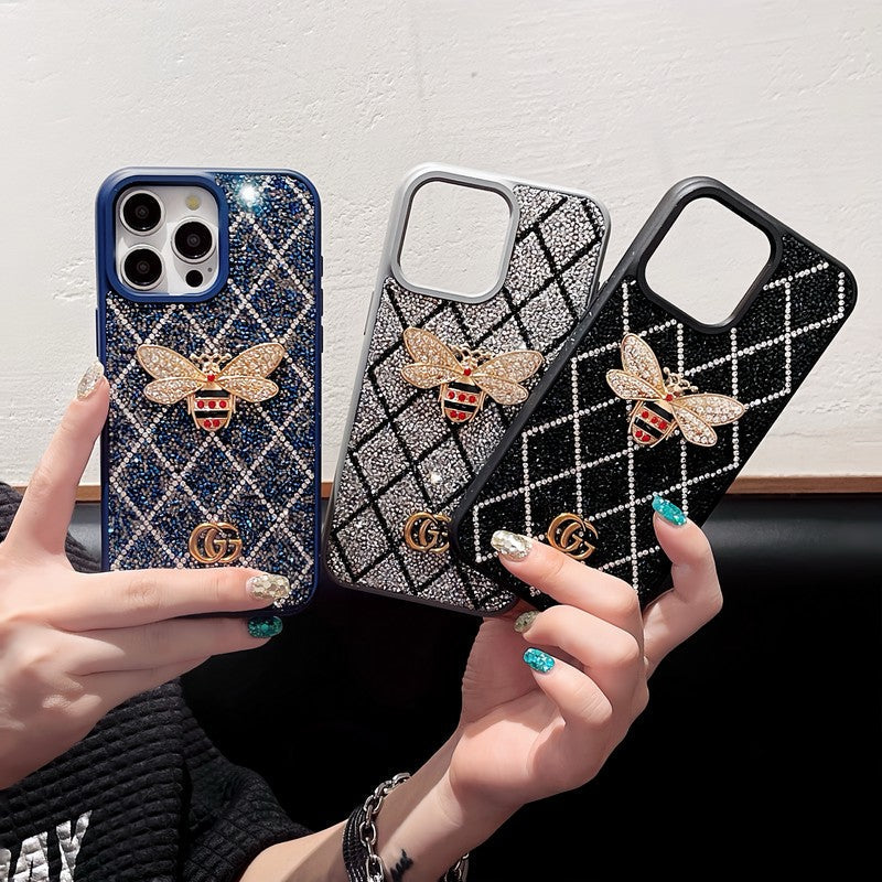 Premium Bee Diamond iPhone -kotelo