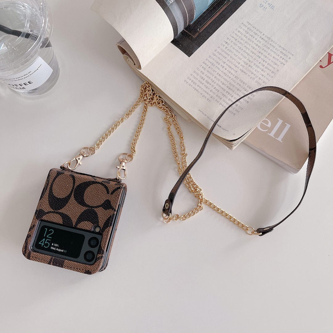 Coach 삼성 Z Flip/Z 접이식 휴대폰 케이스