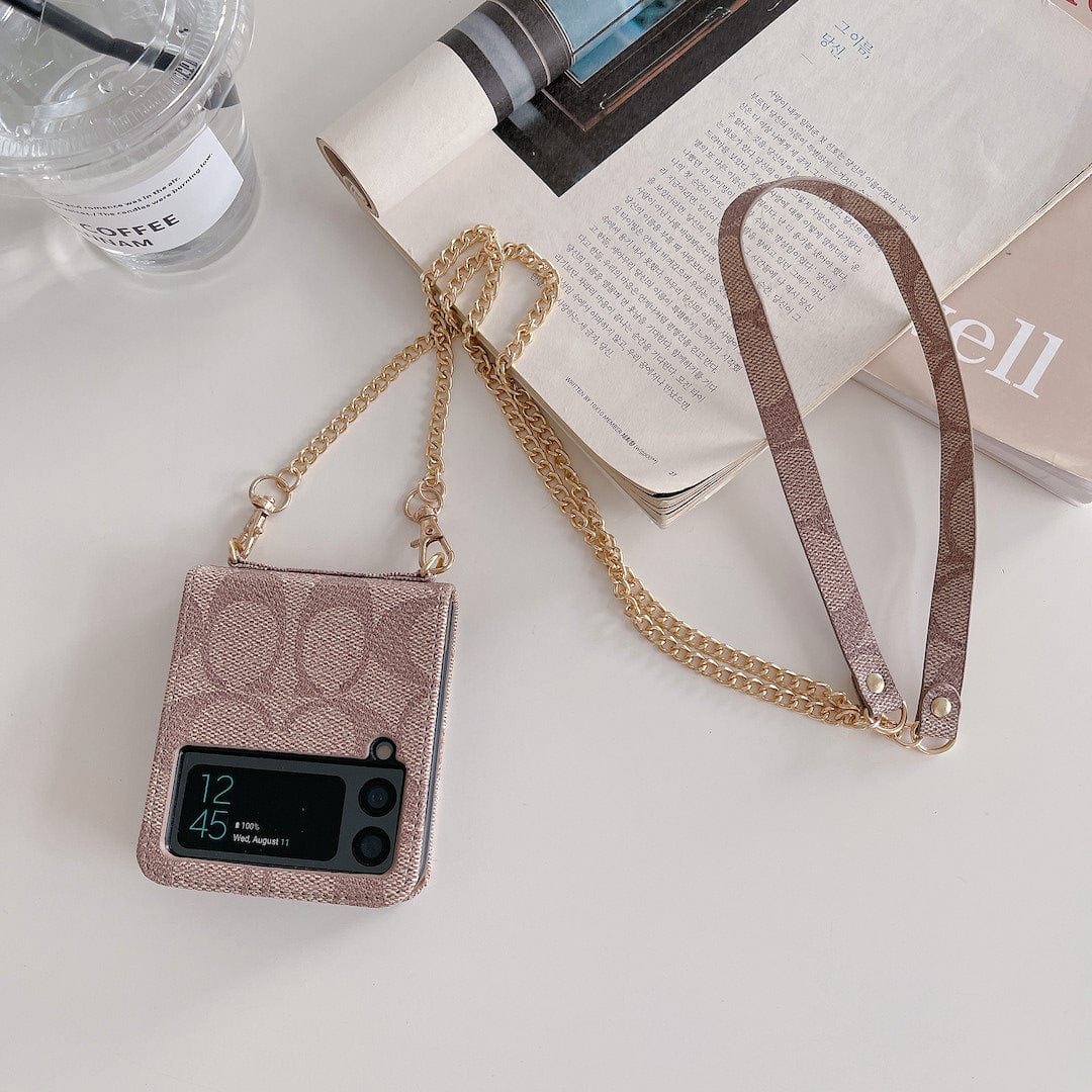 Coach 삼성 Z Flip/Z 접이식 휴대폰 케이스
