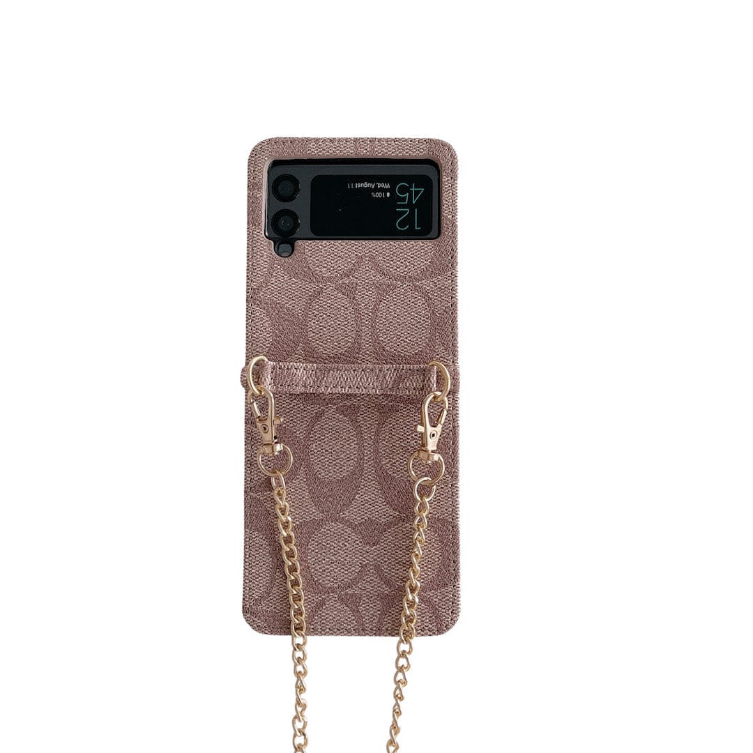Coach 삼성 Z Flip/Z 접이식 휴대폰 케이스