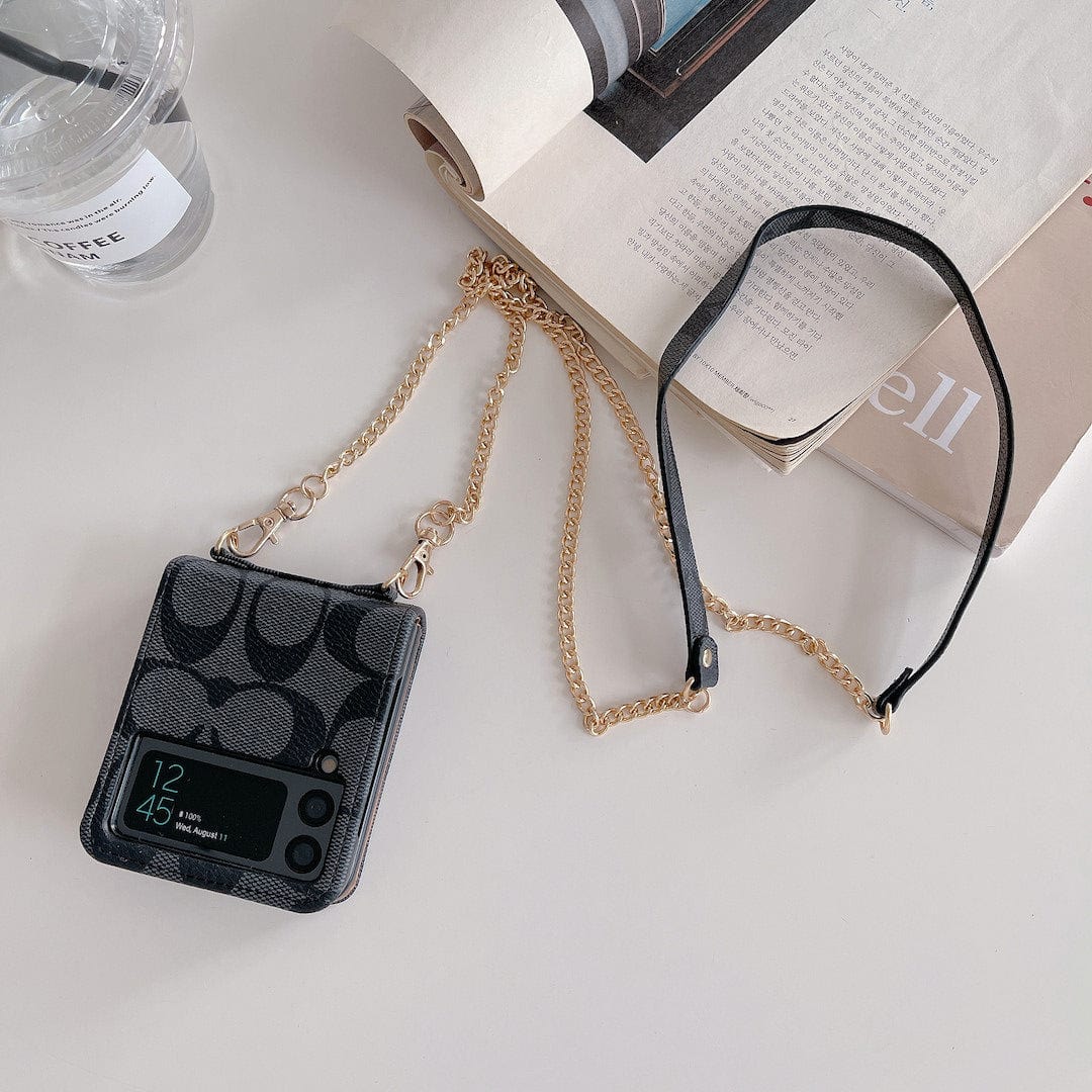 Coach 삼성 Z Flip/Z 접이식 휴대폰 케이스