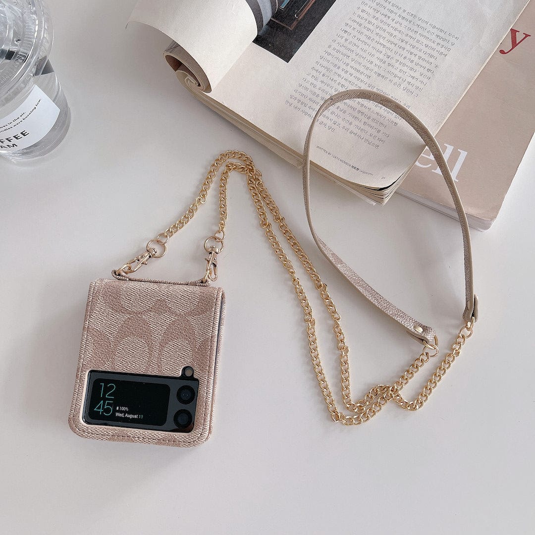 Coach 삼성 Z Flip/Z 접이식 휴대폰 케이스