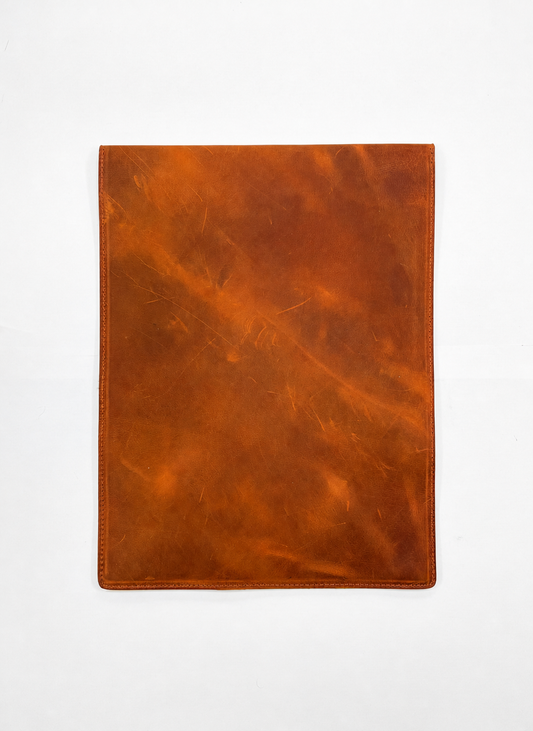 Housse MacBook en cuir fabriquée à la main