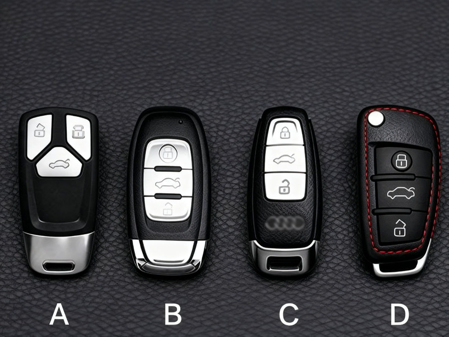 Pouzdro na klíče Audi z prvotřídní kůže