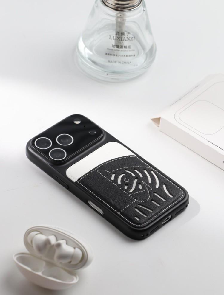 2026년 신규 프리미엄 가죽 카드 슬롯 iPhone 케이스 - 말의 해 한정판