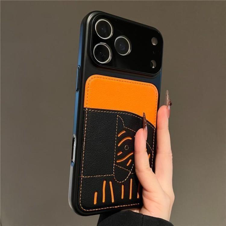 2026년 신규 프리미엄 가죽 카드 슬롯 iPhone 케이스 - 말의 해 한정판